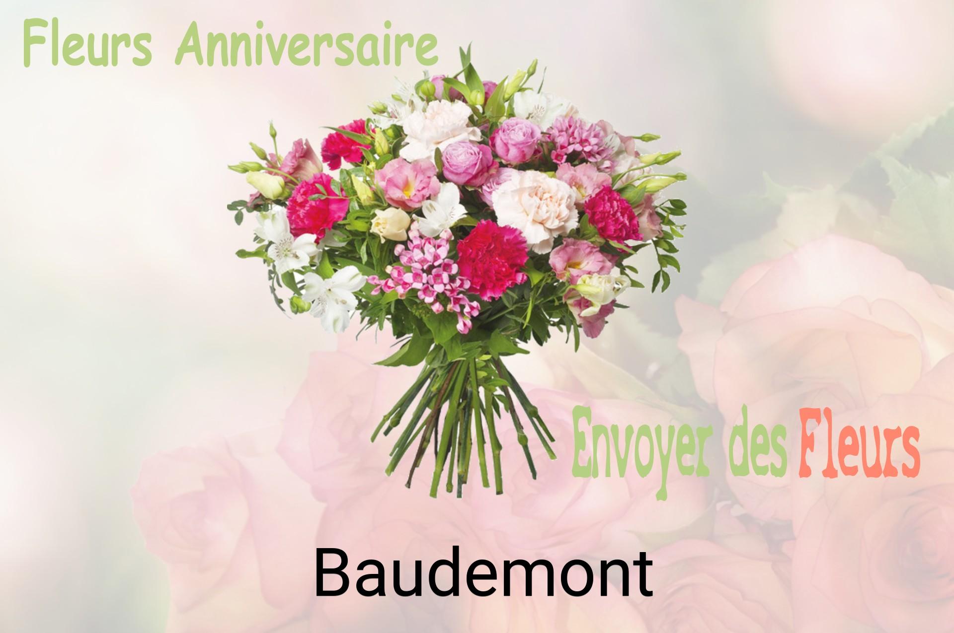 Bouquet de fleurs d’anniversaire livré à Baudemont